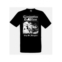 CLANDESTINE BLAZE - City Of Slaughter T-SHIRT z NH, ROZMIAR L